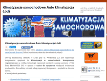 Tablet Screenshot of klimatyzacja-samochodowa.com